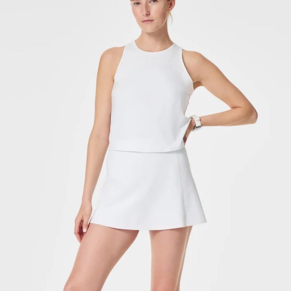 Two Spanx Butter Keyhole Tank Top Activewear Black White Medium - Picture 9 of 9